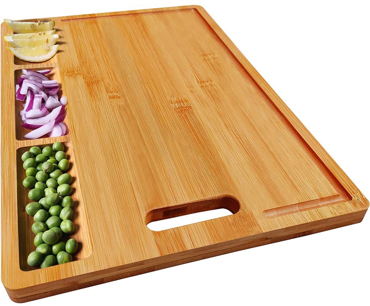 Planche à découper en bambou rectangulaire - écologique et durable