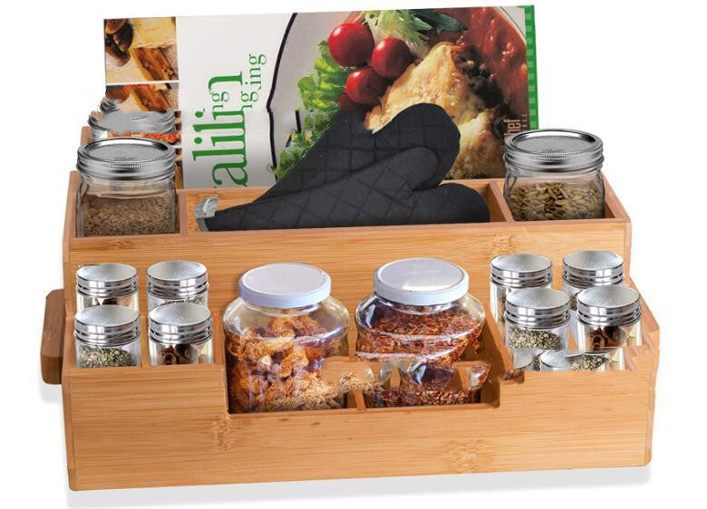 Bouteille en bambou pour sauce soja - Design élégant et hermétique