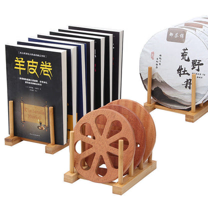 Étagère en bambou pour cuisine - Support de drainage et rangement élég