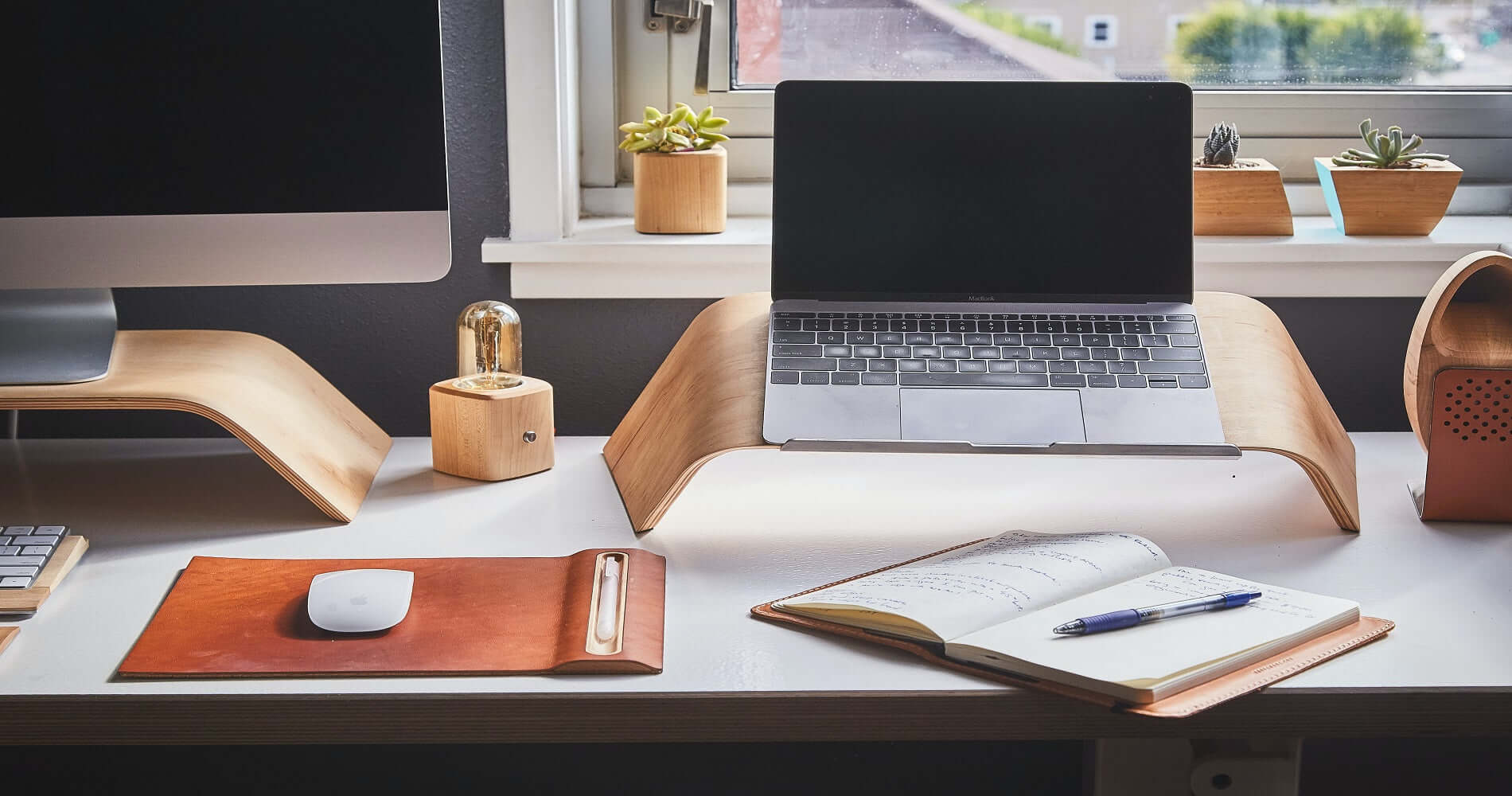 ACCESSOIRES DE BUREAU EATUREL EN BAMBOU