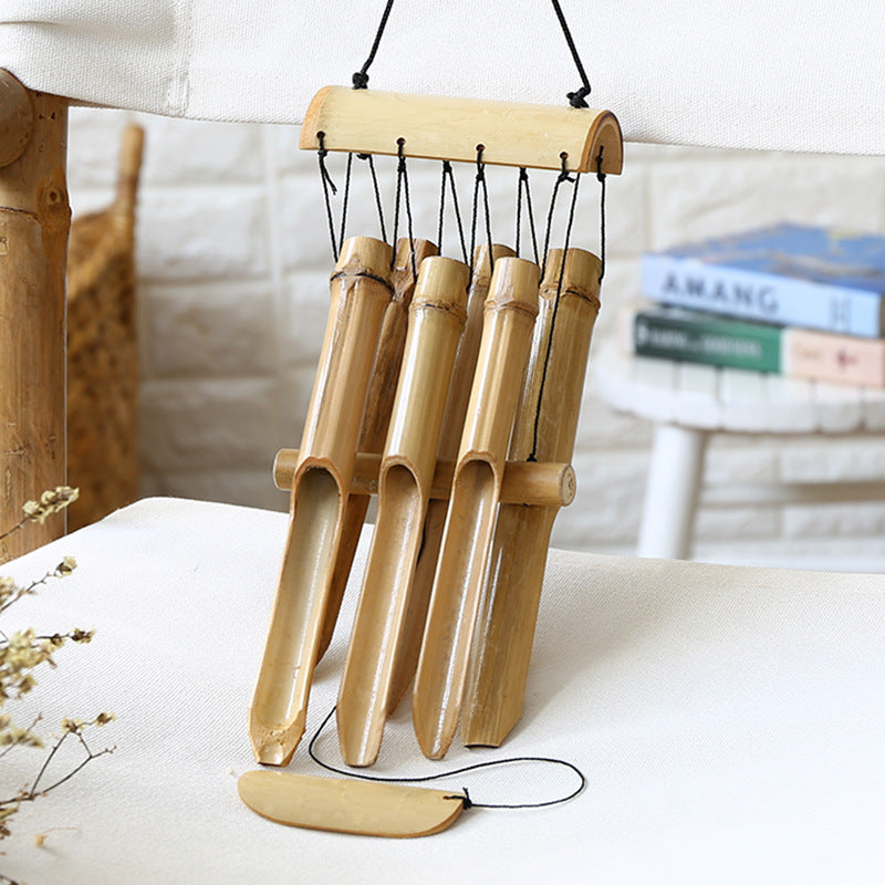 Carillons en bambou faits main - Accessoires créatifs et durables