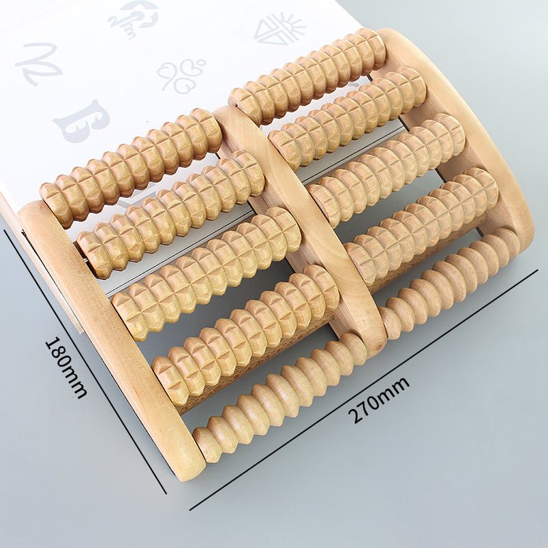 Masseur de pieds à rouleau en bois Futto™ - BambooHomeStore