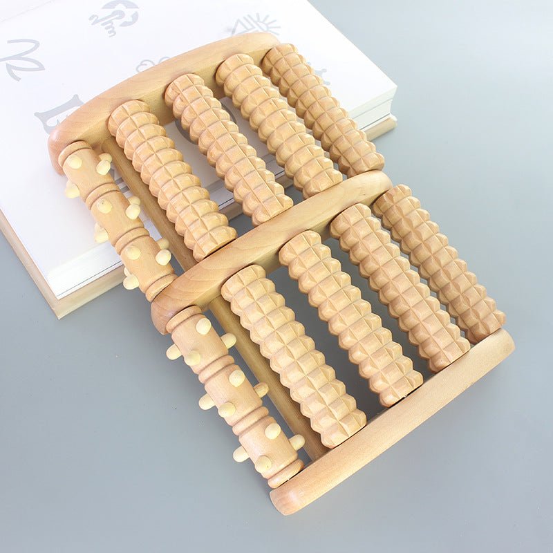 Masseur de pieds à rouleau en bois Futto™ - BambooHomeStore