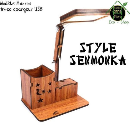 Orijinaru™ Lampe de bureau en bambou - BambooHomeStore