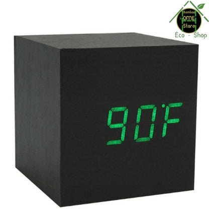 Tic-tac­™ Réveil matin en bambou - BambooHomeStore