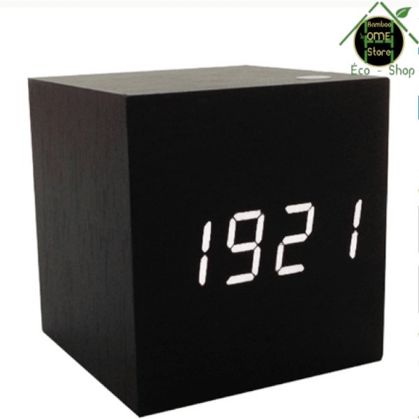 Tic-tac­™ Réveil matin en bambou - BambooHomeStore