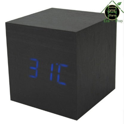 Tic-tac­™ Réveil matin en bambou - BambooHomeStore